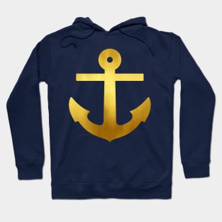 SHINY GOLD ANCHOR Hoodie